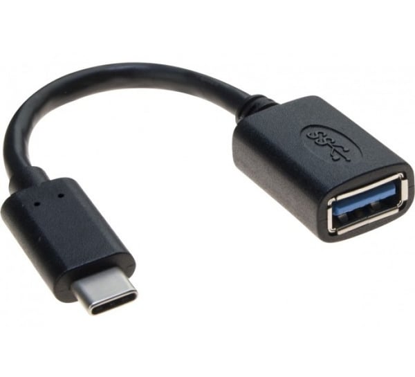 Hypertec 150314-HY USB-kablar USB C USB A Svart