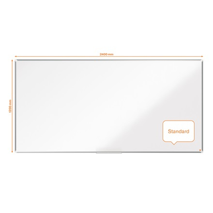Nobo Premium Plus emaljeret magnetisk whiteboard 240x120cm