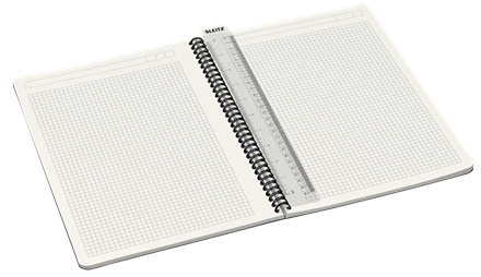 Leitz 44950055 muistikirja A4 90 arkkia Vihreä, Harmaa