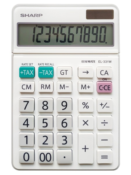 Sharp EL-331W regnemaskine Finansiel Hvid Sharp EL-331W regnemaskine Finansiel Hvid