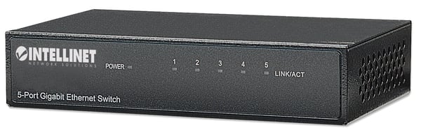Intellinet 530378 nätverksswitchar Gigabit Ethernet (10/100/1000) Svart