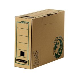 Fellowes 4470201 kansioiden säilytyslaatikko Paperi Ruskea
