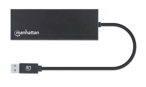 Manhattan 152846 kannettavien tietokoneiden telakka ja porttitoistin USB A-tyyppi Musta