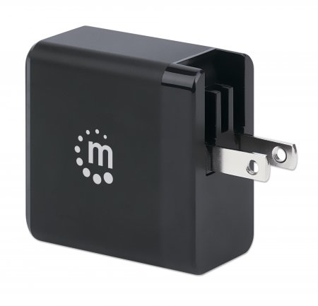 Manhattan 102278 oplader til mobil enhed Sort