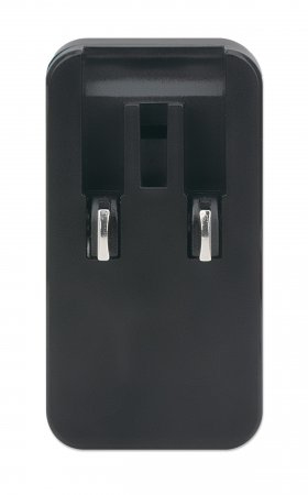Manhattan 102278 oplader til mobil enhed Sort