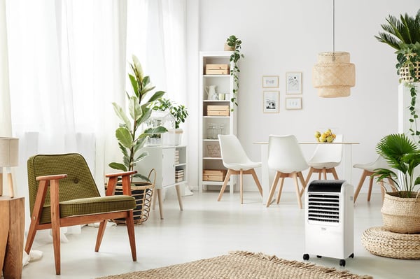 Beko EFE6030W mobiili-ilmastointilaite 8 L 62 dB Valkoinen