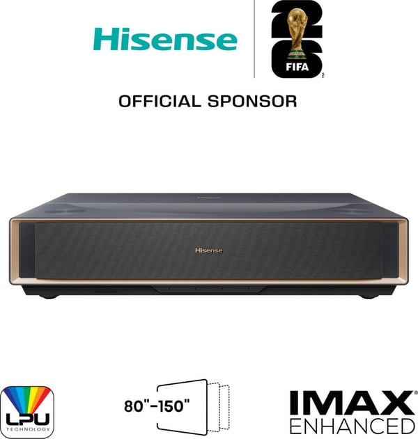 Hisense PT1 Ultra short throw-projektor UHD 4K (3840x2160) 3D kompatibilitet Svart