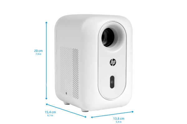 HP CP180 Projektor med kort projiceringsafstand 130 ANSI lumens LCD 720p (1280x720) Hvid