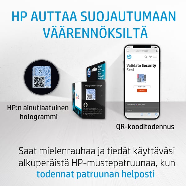 HP 351, alkuperäinen kolmivärinen mustekasetti