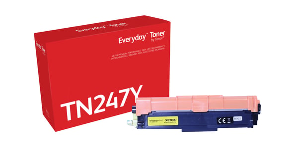 Everyday™ Keltainen Toner by Xerox compatible with Brother TN247Y, High capacity