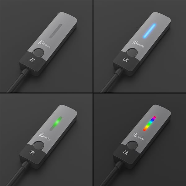 j5create JCA157-N USB-C® till HDMI™ 2.1 8K Adapter