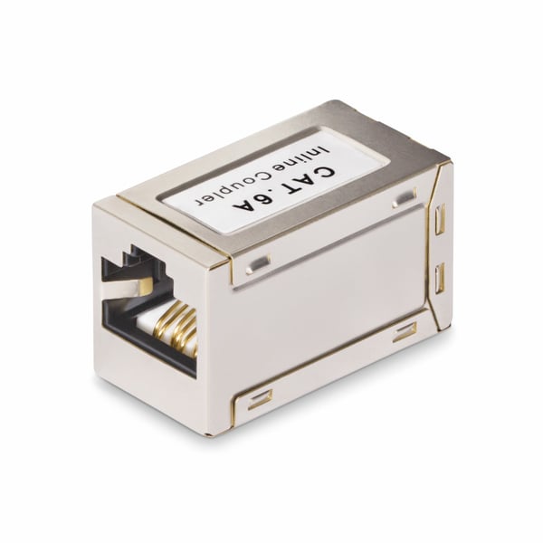 StarTech.com IN-CAT6A-COUPLER-S1 kaapelin sukupuolenvaihtaja RJ-45 Hopea