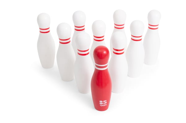BS Toys GA148 aktive/færdighedsspil & legetøj Bowlingsæt