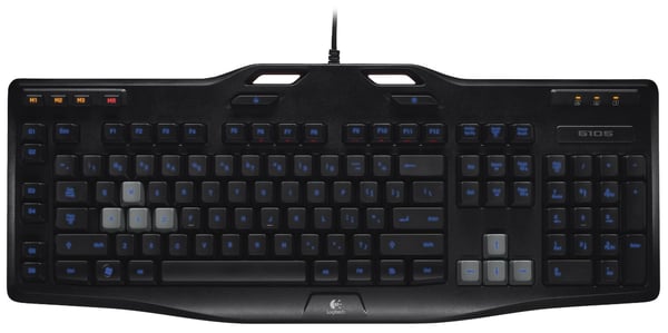 Logitech G105 tastatur Spil USB QWERTY Engelsk Sort
