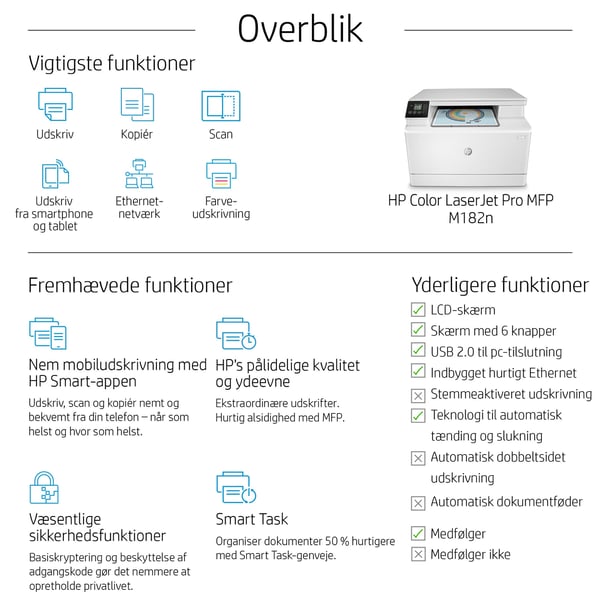 HP Color LaserJet Pro MFP M182n