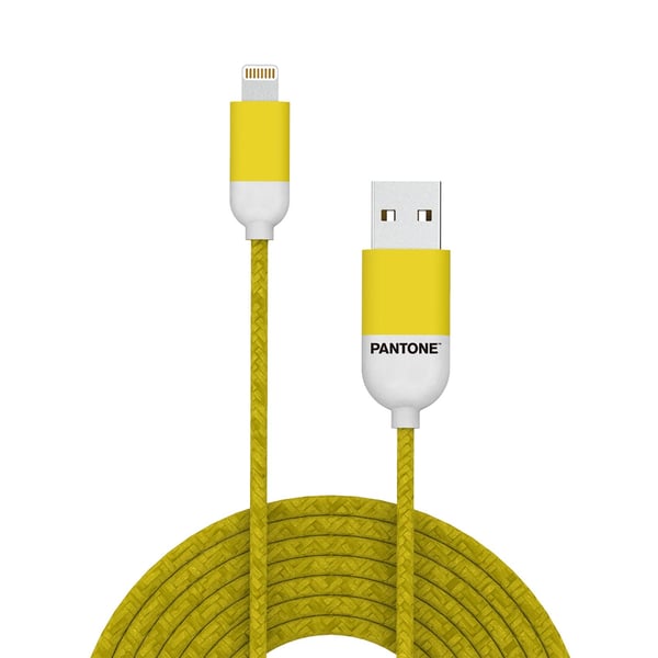 Celly PT-LCS001-5Y kabel til mobiltelefon Gul 1,5 m USB A Lightning