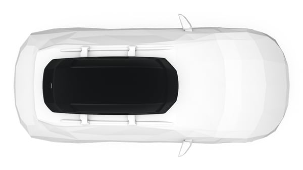 Thule Force 3 L Kova suksiboksi Musta