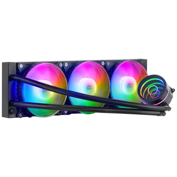 Mars Gaming MLONE360 Computerkølesystem Processor Alt-i-en væskekøler 12 cm Sort 1 stk
