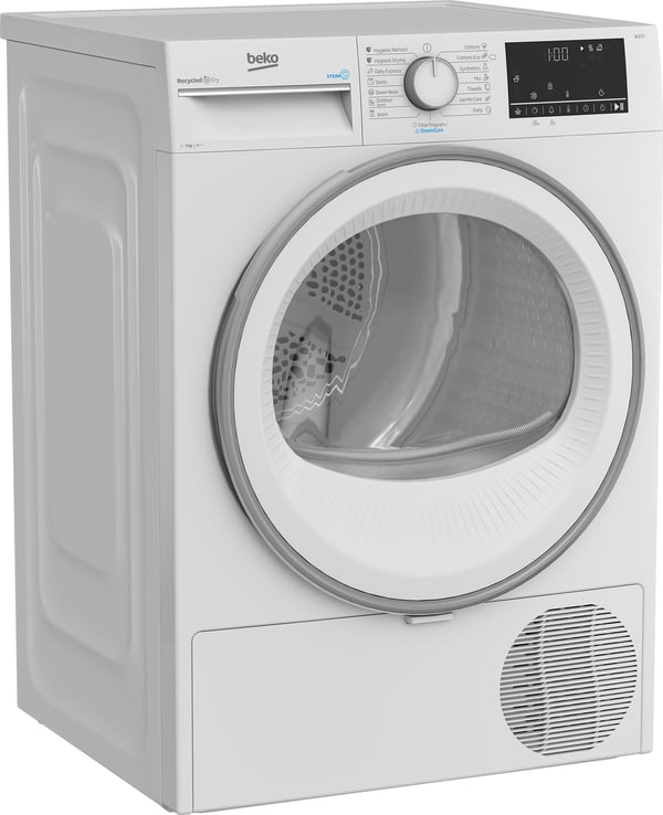 Beko B3T67230 tørretumbler Fritstående Front-læsning 7 kg Hvid