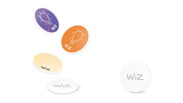WiZ NFC tag, 4 stk. WiZ NFC tag, 4 stk.