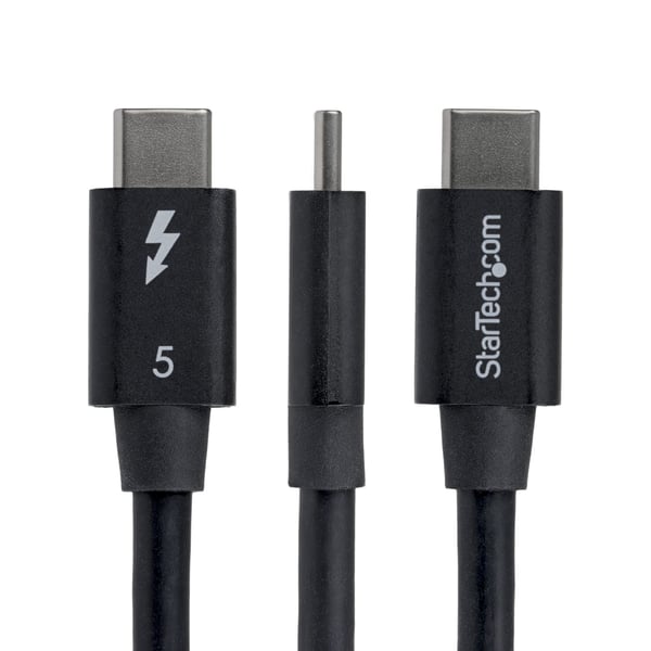 StarTech.com TBLT5MM80CM240WRA Thunderbolt kabel 0,8 m 80 Gbit/sek. Sort