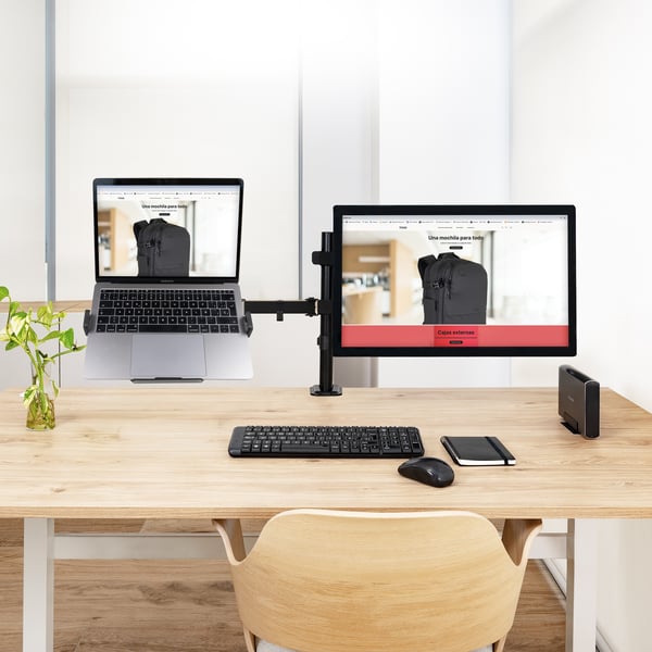 TooQ Office 81,3 cm (32") Skrivebord Sort