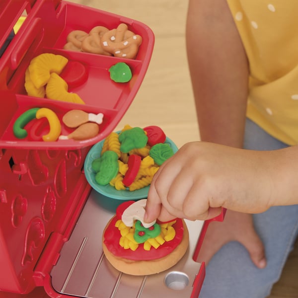 Play-Doh lekset med skoter för pizzaleveranser