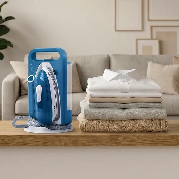 Braun UPStyle 2 IS2745BL Paineistettu höyrysilityskeskus 1,5 L EloxalPlus soleplate Sininen
