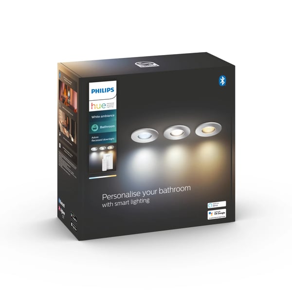 Philips Hue White ambiance Adore Bathroom infälld downlight
