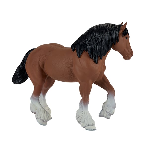 Mojo Fun Clydesdale Horse Brown