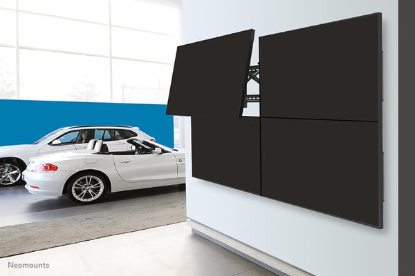 Neomounts LED-VW2000BLACK kyltin näyttökiinnike 190,5 cm (75") Musta