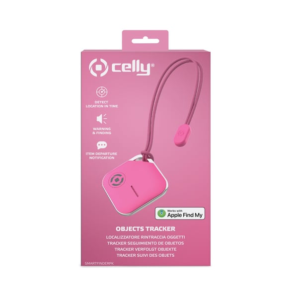 Celly SMARTFINDERPK GPS-spårare och -sökare Spårningsbricka Rosa