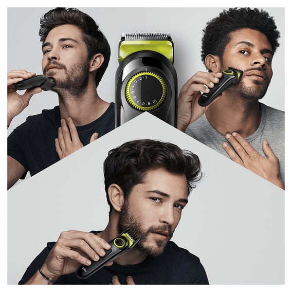 Braun BeardTrimmer 81704979 skäggtrimmer Batteri 20 1 cm Grön