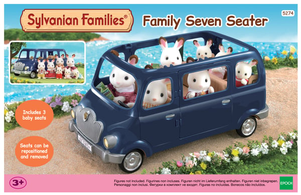 Sylvanian Families Iso perheauto