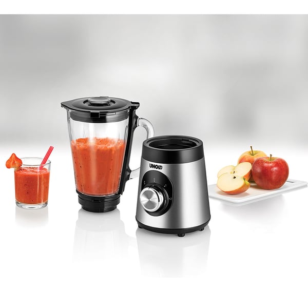 Unold Edel 1,5 l Bänkmixer 500 W Svart, Rostfritt stål, Transparent