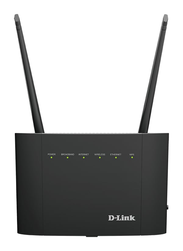 D-Link DSL-3788 langaton reititin Gigabitti Ethernet Kaksitaajuus (2,4 GHz/5 GHz) Musta