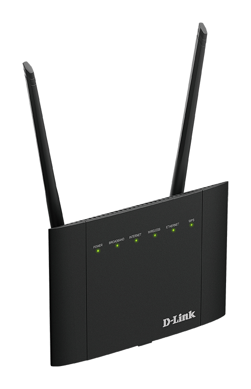D-Link DSL-3788 trådlös router Gigabit Ethernet Dual-band (2,4 GHz / 5 GHz) Svart