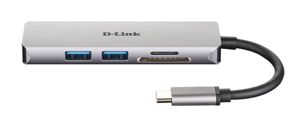 D-Link DUB-M530 kannettavien tietokoneiden telakka ja porttitoistin Langallinen USB 3.2 Gen 1 (3.1 Gen 1) Type-C Alumiini