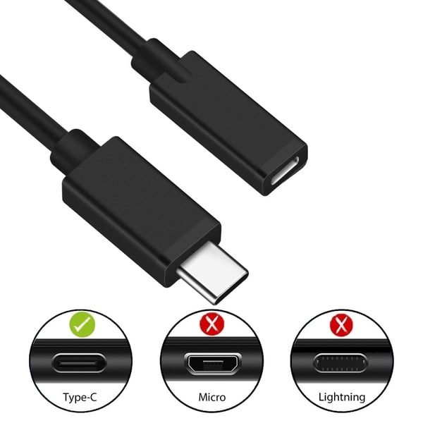 Ewent EC1037 USB-kabel USB 2.0 1,8 m USB C 0,48 Gbit/sek. 60 W Sort