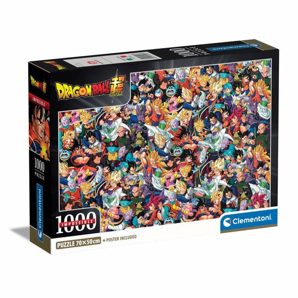 Clementoni Impossible Dragon Ball Puslespil 1000 stk Tegnefilm