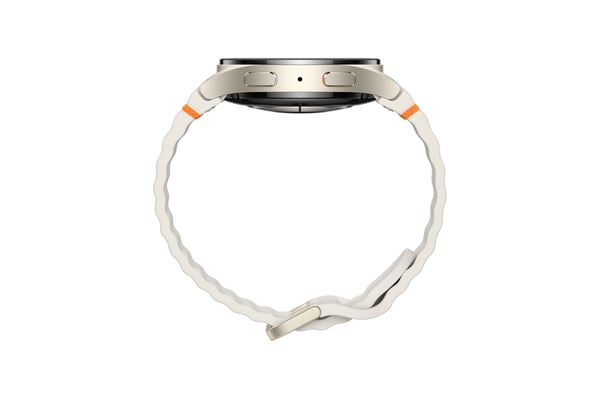 Samsung Galaxy Watch7 3,3 cm (1.3") AMOLED 40 mm Digital 432 x 432 pixel Berøringsskærm Cremefarvet Wi-Fi GPS (satellit)
