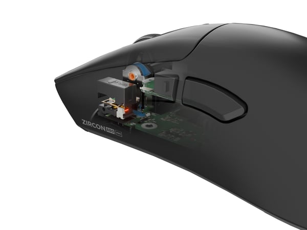 GENESIS Thor Zircon 880 Pro hiiri Pelaaminen Oikeakätinen RF Wireless + Bluetooth + USB Type-C Optinen 30000 DPI