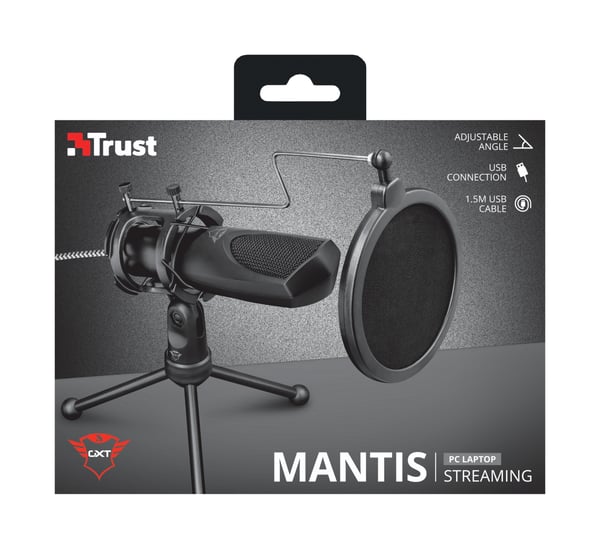 Trust GXT 232 Mantis Sort Pc-mikrofon
