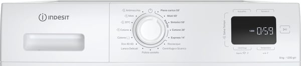 Indesit IM 862 MY TIME IT vaskemaskine Front-læsning 8 kg 1200 rpm Hvid