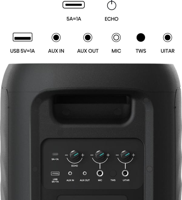 Hisense Party Thunder Juhlakaiutin Musta 620 W