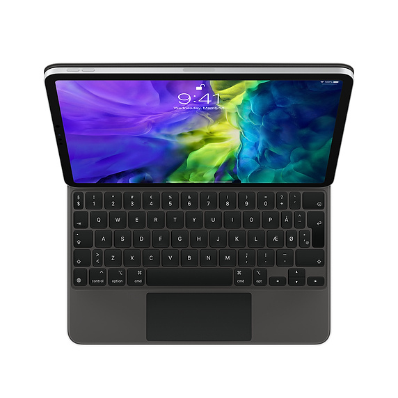 Apple MXQT2DK/A tastatur til mobil enhed QWERTY Dansk Sort Apple MXQT2DK/A tastatur til mobil enhed QWERTY Dansk Sort