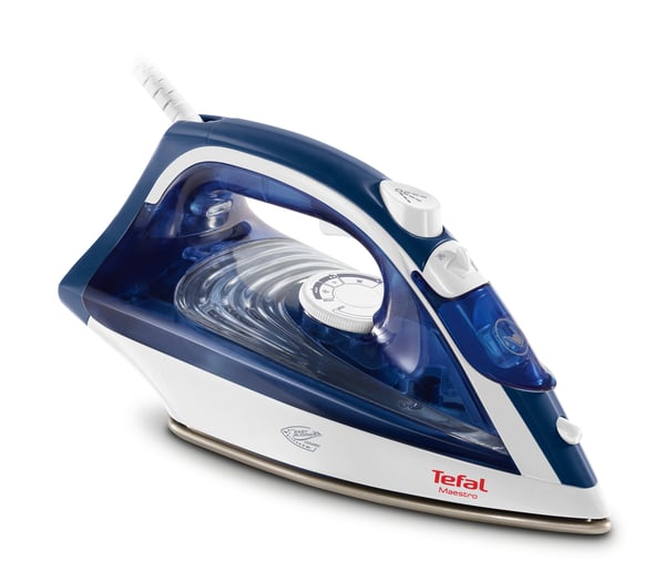 Tefal Maestro 2 FV184 Kuiva- & höyrysilitysrauta Keraaminen pohjalevy 2300 W Sininen