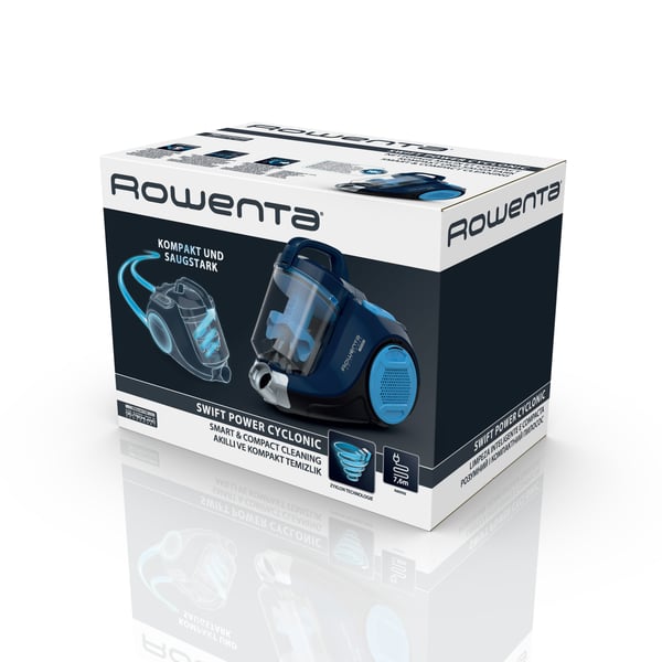 Rowenta Swift Power RO2981 1,2 L Sylinteripölynimuri Kuiva 750 W Pussiton