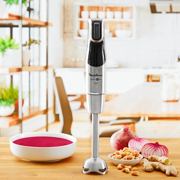 Moulinex DD95HD 0,8 L Nedsænkning blender 1200 W Sort, Rustfrit stål