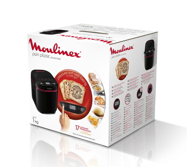 Moulinex OW2208 leipäkone 720 W Musta